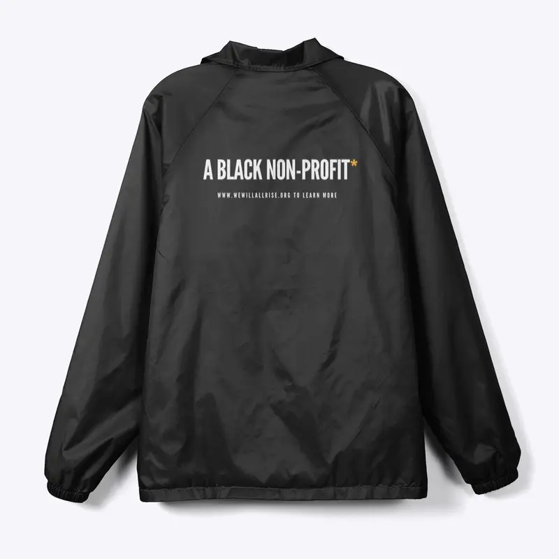 Black Non-Profit Coach Jacket