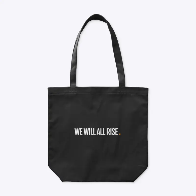 White Logo Tote